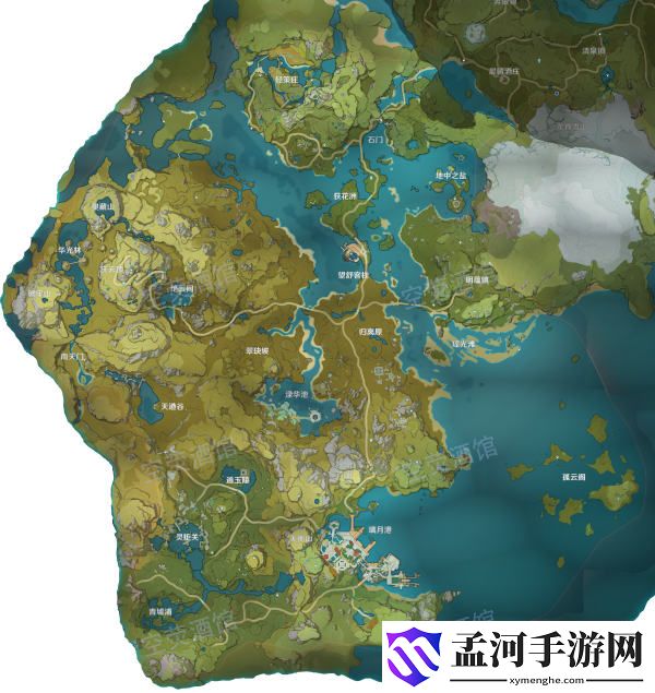 原神矿石分布图 挖矿点地图分享