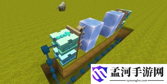 迷你世界全自动隔离门 怪物隔离门制作方法介绍(1)