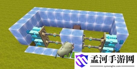迷你世界全自动隔离门 怪物隔离门制作方法介绍(3)